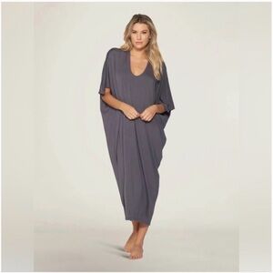 Barefoot Dreams l OS Luxe Milk Jersey Stretch Comfort Oversize Loungewear Caftan